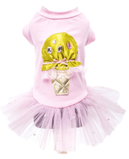 Ice Cream Ballerina Dog Dress